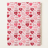 XOXO & Always Be Mine Pink Red Planner (Achterkant)