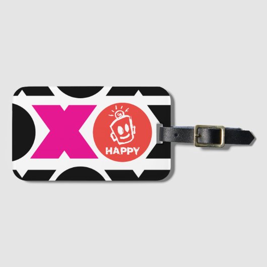 XOXO Bagage Label (Voorkant (horizontaal))