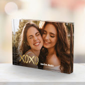 XOXO Best Friends Gold Script BFF Fotoblokken