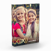 XOXO Best Friends Photo Gold Script BFF Fotoblokken (Links)