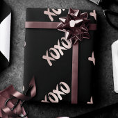 XOXO Blush Pink | Hand Letterig penseelscript Cadeaupapier