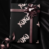 XOXO Blush Pink | Hand Letterig penseelscript Cadeaupapier