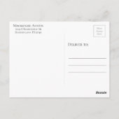 XOXO Blush Pink | Hand Letterig penseelscript leeg Briefkaart (Achterkant)
