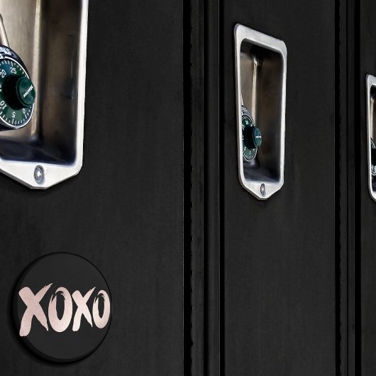 XOXO Blush Pink | Hand Letterig penseelscript Magneet