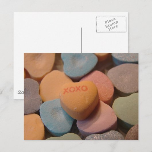 XOXO BRIEFKAART (Voorkant / Achterkant)