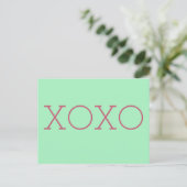 XOXO-Briefkaart Briefkaart (Staand voorkant)