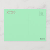 XOXO-Briefkaart Briefkaart (Achterkant)