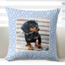 XOXO Brushstroke Hondenfoto Blauw Modern