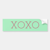 XOXO-Bumpersticker Bumpersticker (Voorkant)