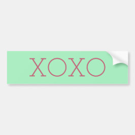 XOXO-Bumpersticker Bumpersticker