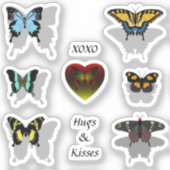XOXO Butterfly Pack Sticker (Voorkant)