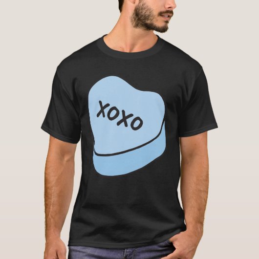 XOXO Candy Heart vrienden T-shirt (Voorkant)