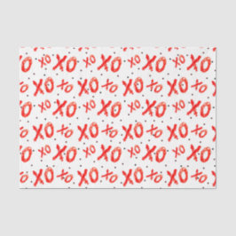XOXO  (Design 48 Rode Serie) Tissuepapier