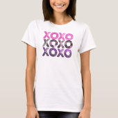Xoxo Distress Glitter Valentijnsdag T-shirt (Voorkant)