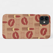 XOXO- en lipsticks-patroon Case-Mate iPhone Case (Achterkant (horizontaal))