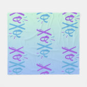 XOXO Fleece Blanket Deken (Voorkant (Horizontaal))
