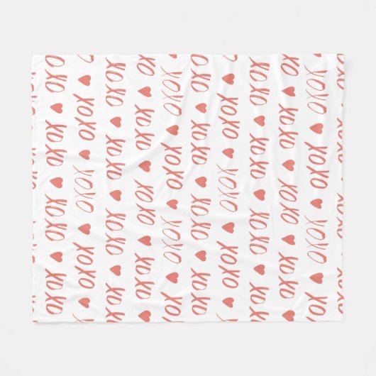 XOXO FLEECE DEKEN (Voorkant (Horizontaal))