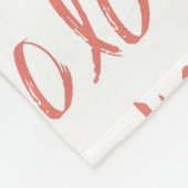 XOXO FLEECE DEKEN (Hoek)