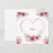 xoxo florokaart (Voorkant / Achterkant)