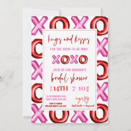 XOXO folieballon Knuffels en kusjes voor de vrouw Kaart