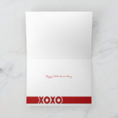 XOXO Fotogevouwen Kaart (Binnen)