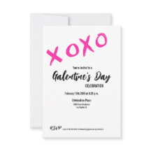 XOXO Galentine's Day PINK WHITE Valentijns Party