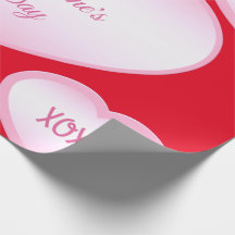 XOXO Gelukkig Valentijnsdag Inpakpapier