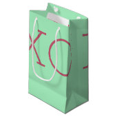 XOXO Gift Bag Klein Cadeauzakje (Voorkant Gekanteld)