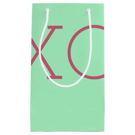 XOXO Gift Bag Klein Cadeauzakje (Voorkant)