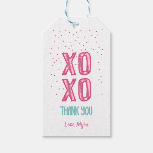 XOXO Gift Label Cadeaulabel (Voorkant)