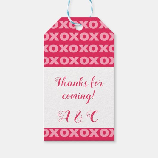 XOXO Gift Labels Cadeaulabel (Voorkant)