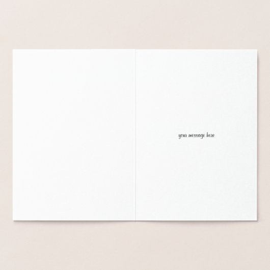 xoxo | Gouden foliekaart Folie Kaarten (Binnen)