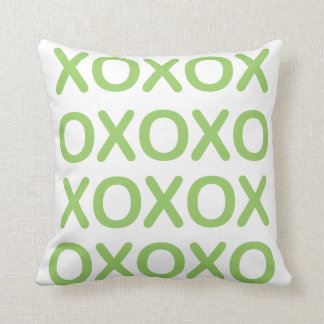 XOXO Green en White Pillow Kussen