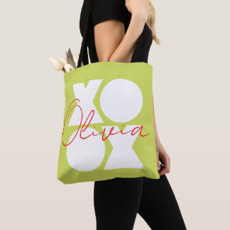 XOXO - groot logoontwerp in het wit Tote Bag