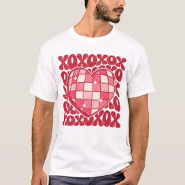 XOXO Groovy Retro Valentijn T-shirt