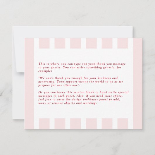 XOXO Hand Drawn Galentine’s Day Party Flat Bedankkaart (Achterkant)