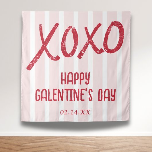 XOXO Hand Getekende Galentine's Day-feest Wandkleed