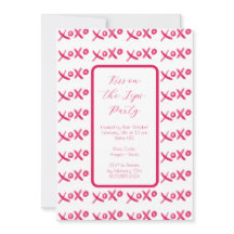 XOXO handgeschilderde uitnodiging