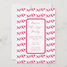 XOXO handgeschilderde uitnodiging