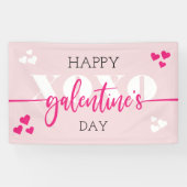 XOXO Happy Glanetine's Day Spandoek (Horizontaal)