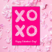 XOXO Happy Valentine's Day Kaart