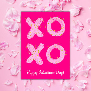 XOXO Happy Valentine's Day Kaart