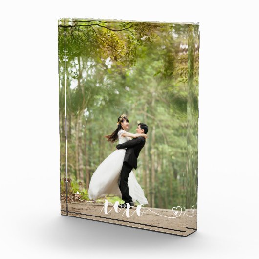 XOXO Hart Gepersonaliseerde Foto Aangepaste Vertic (Rechts)