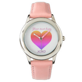 XOXO-HART personaliseren Horloge