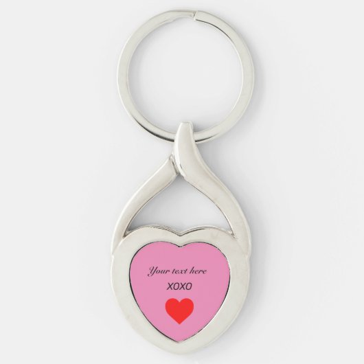 XOXO-HART personaliseren Sleutelhanger (Voorkant)