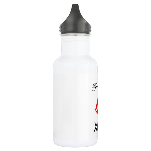 XOXO-HART personaliseren Waterfles (Links)