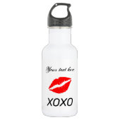 XOXO-HART personaliseren Waterfles (Voorkant)