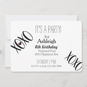 XOXO Hart Verjaardag Kaart