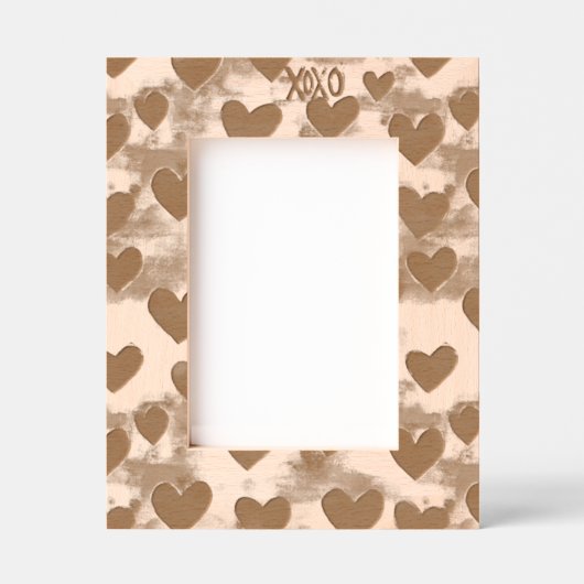 Xoxo Harten Gegraveerde Lijstjes (Voorkant)
