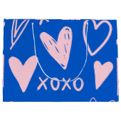 XOXO Harten Grote Cadeautas (Achterkant)